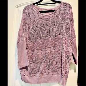 Purple New York and Co. sweater